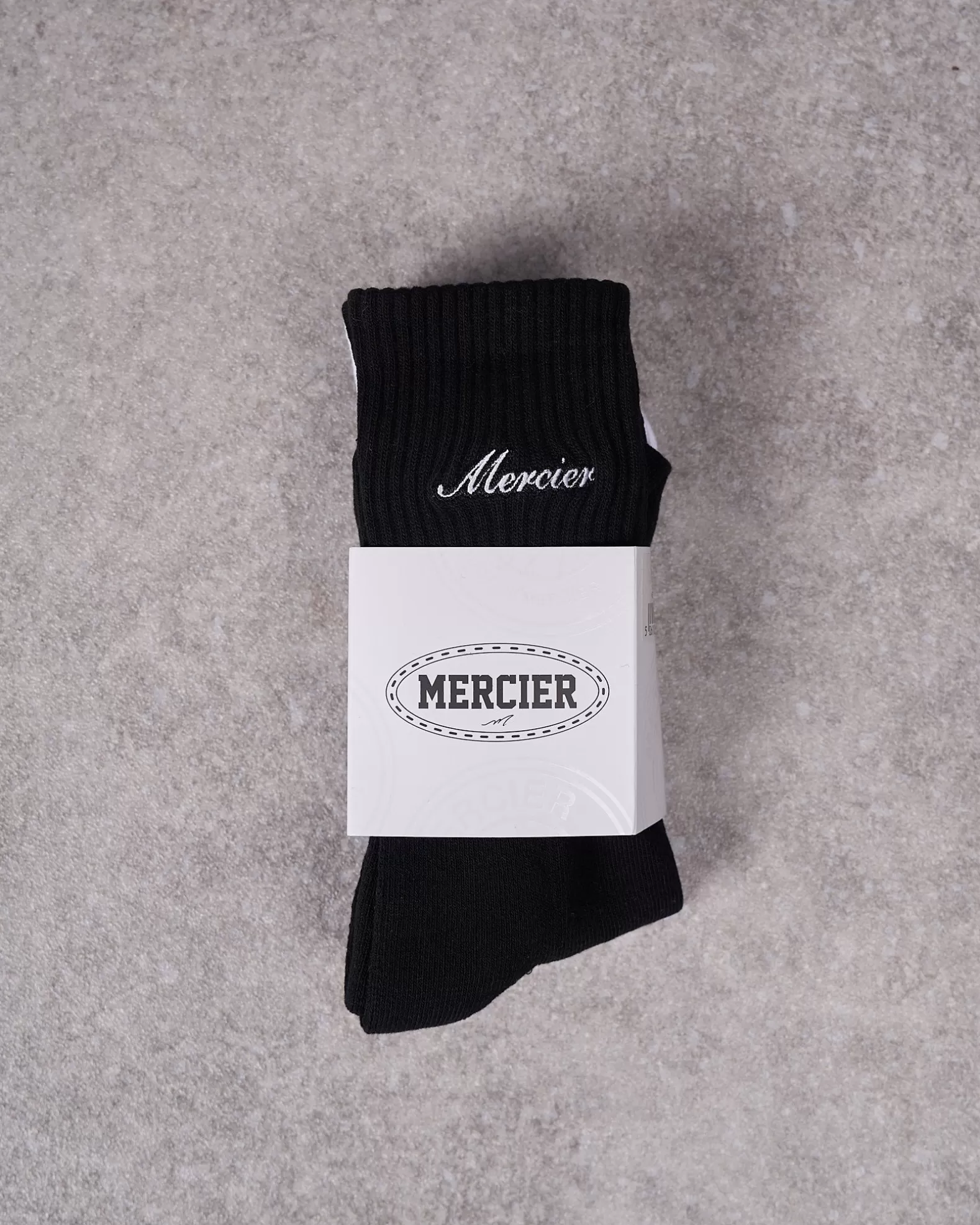 Hot Mercier Black & White Signature Mix pack socks