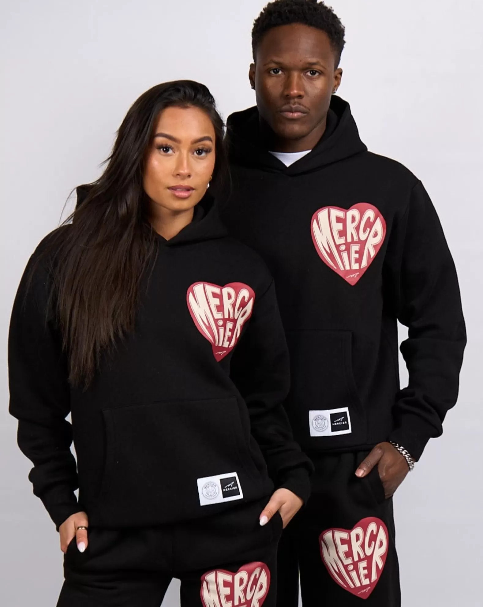 Hot Mercier Black Heart Hoodie