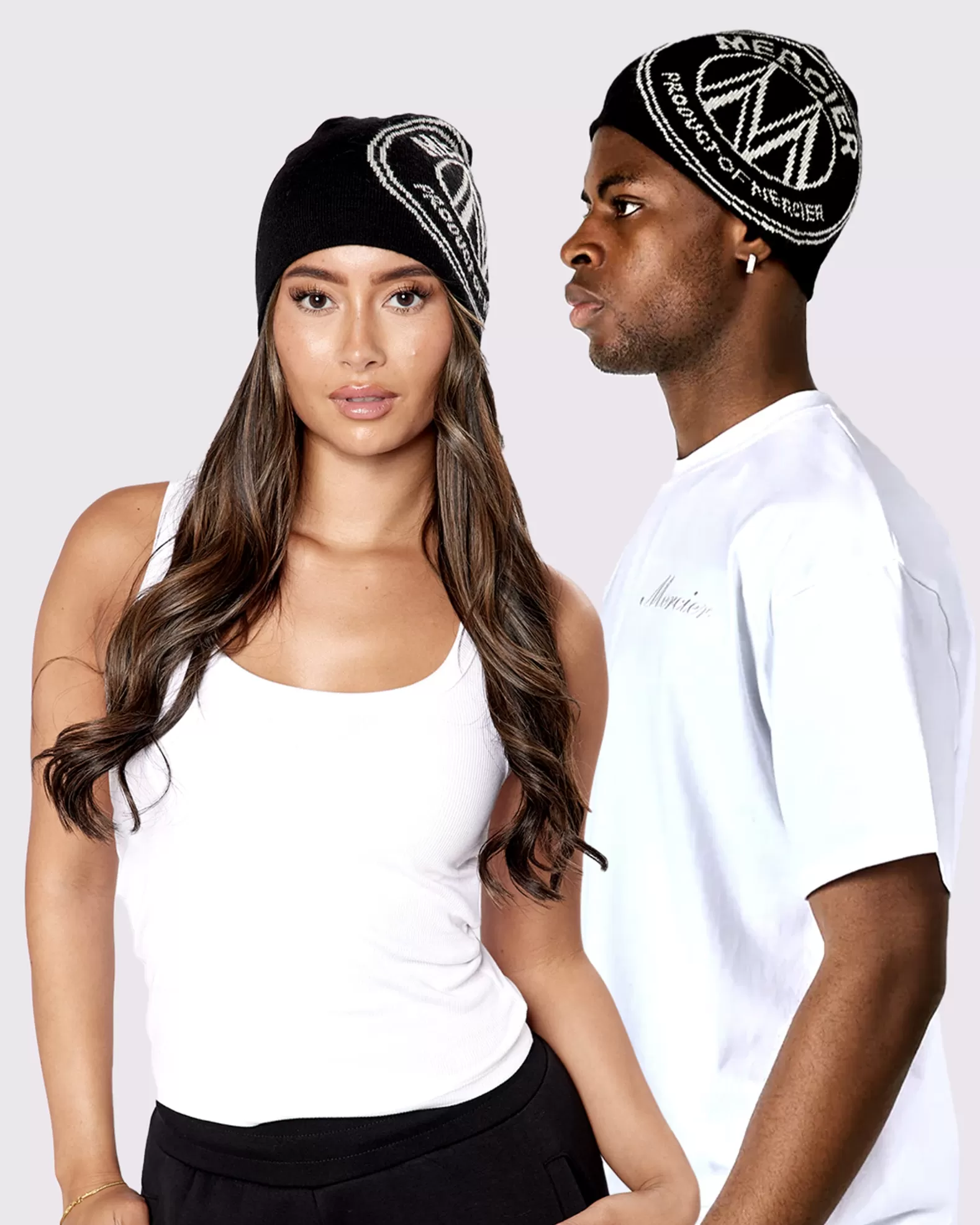 Store Mercier Black Logo Beanie