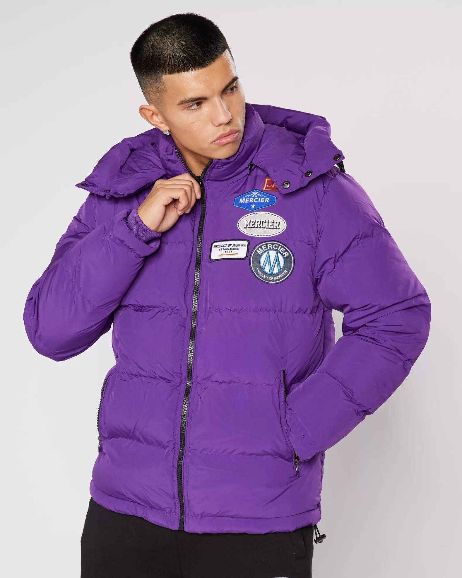 Online Mercier Purple Haze OG Badge Puffer Jacket