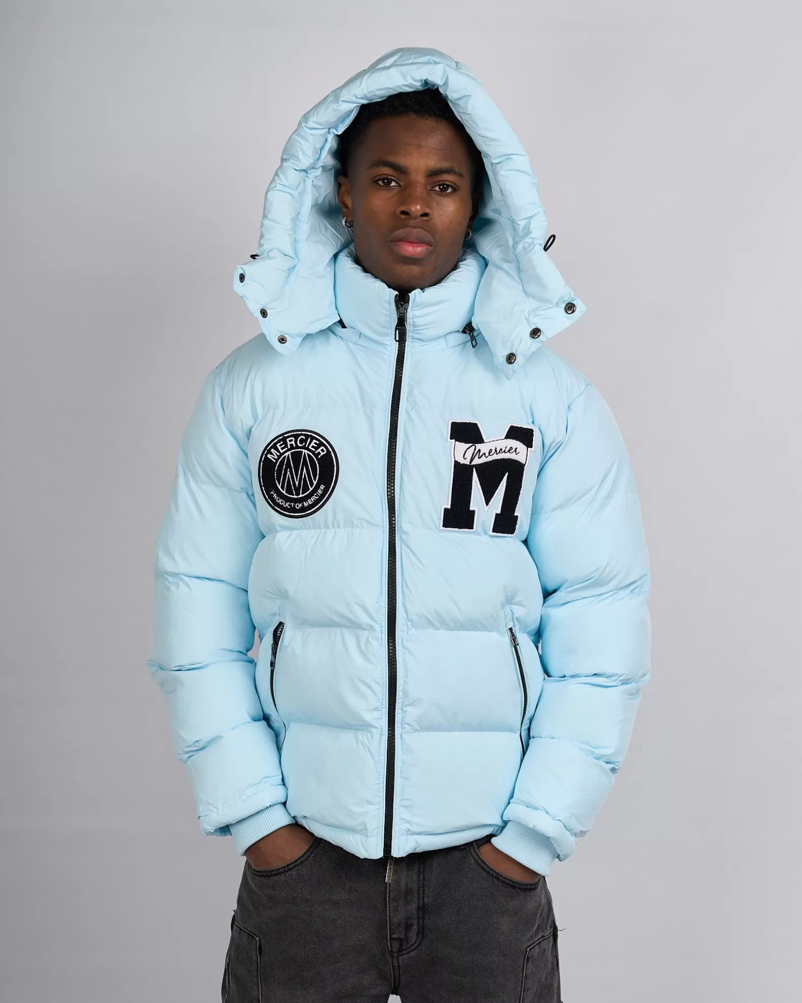 Online Mercier Sky Blue Academy Jacket