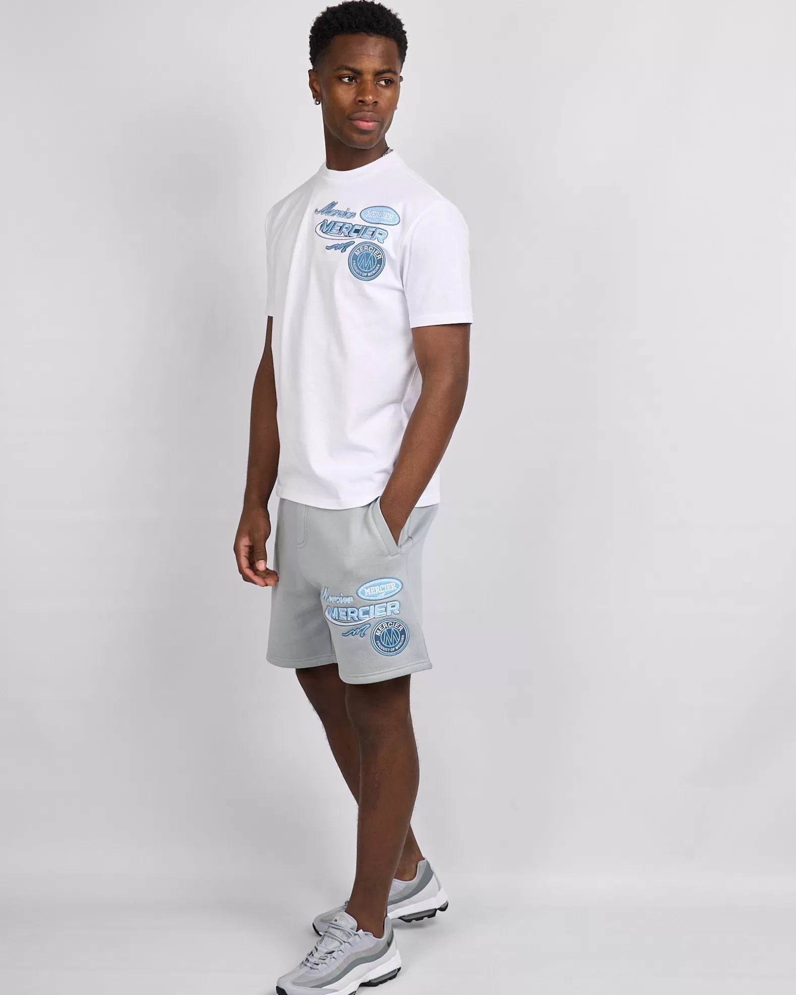 Online Mercier Smoke Blue Racer Shorts