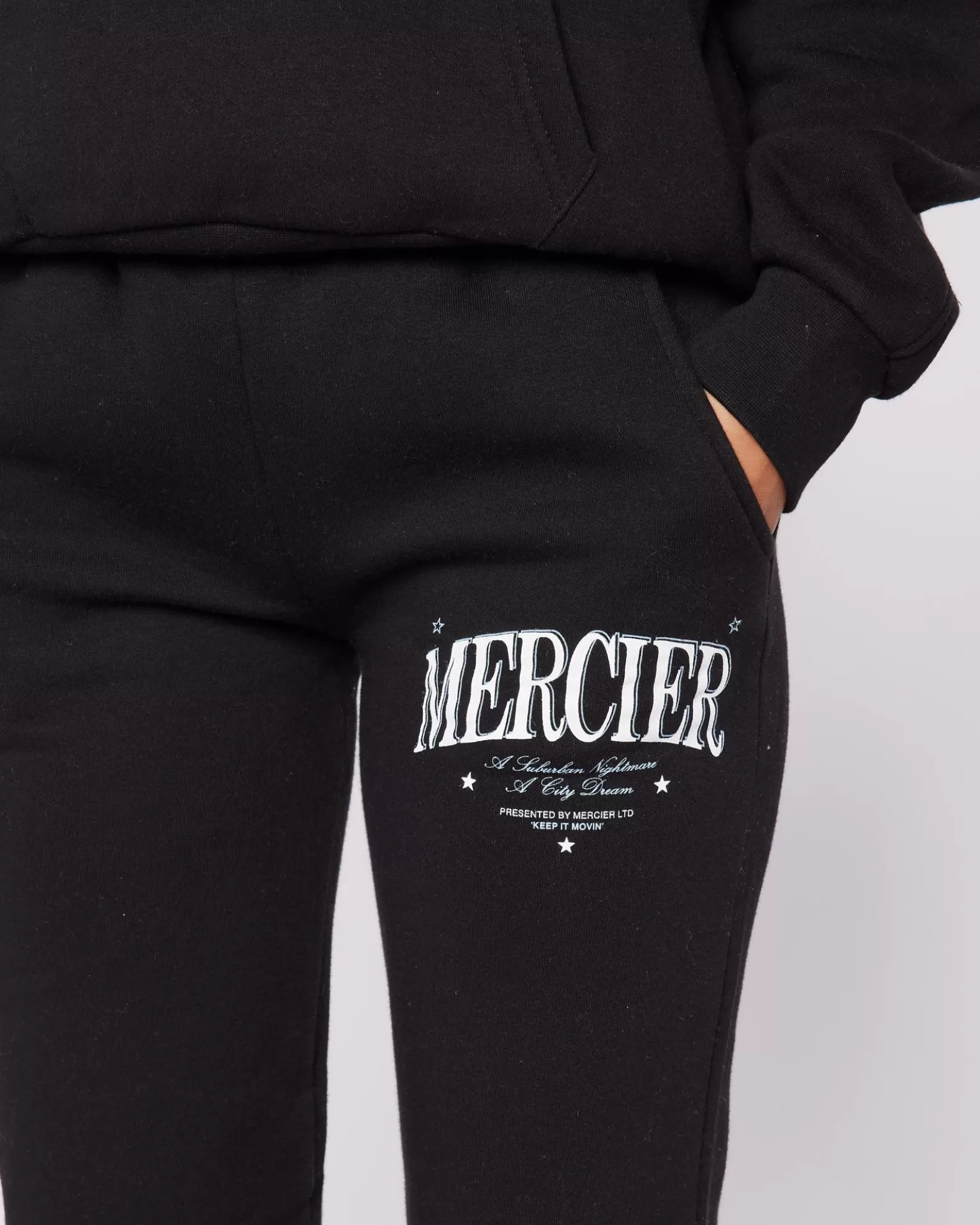 Cheap Mercier Womens Black Origins Joggers