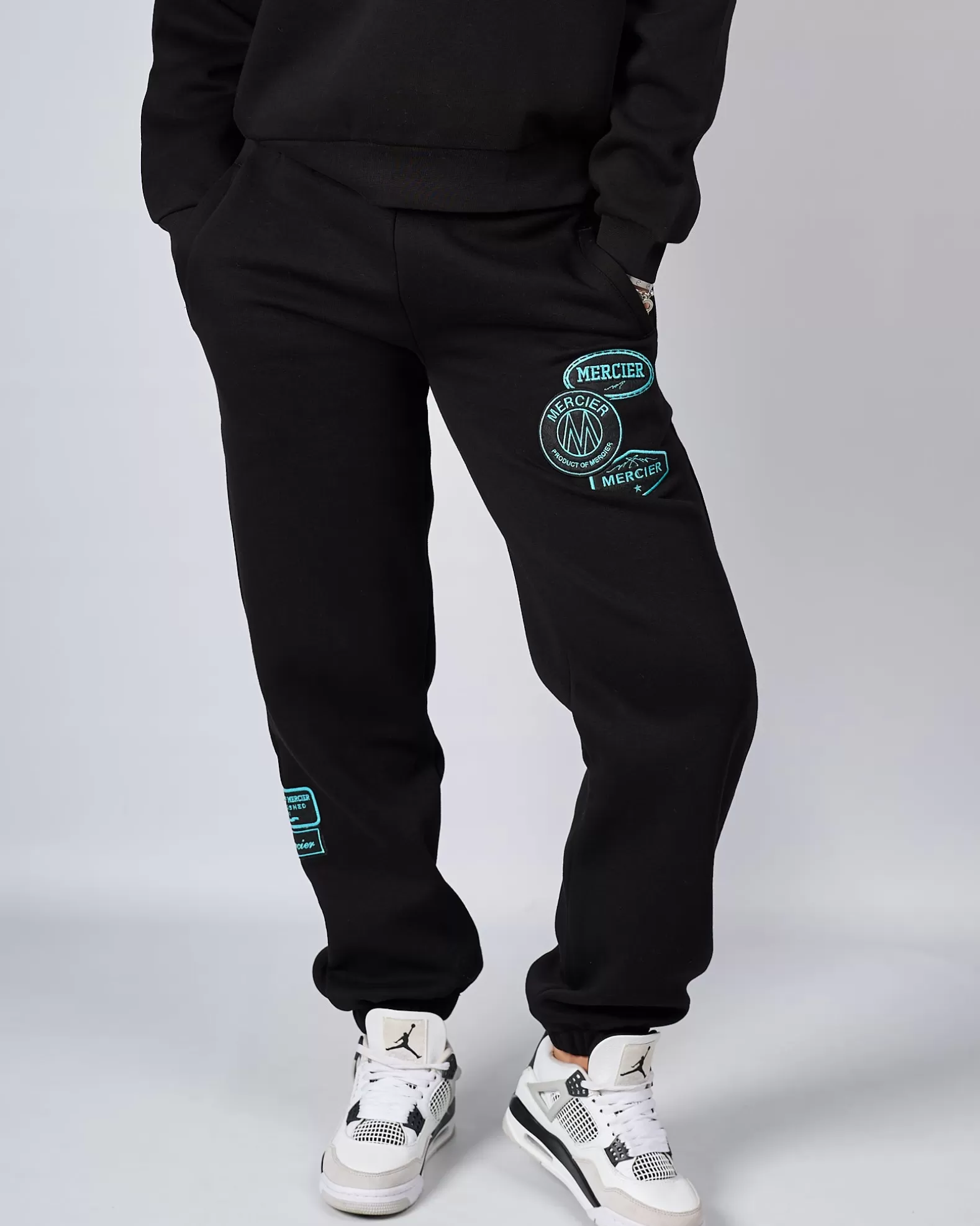 Flash Sale Mercier Womens Black Tiffany OG Badge Joggers