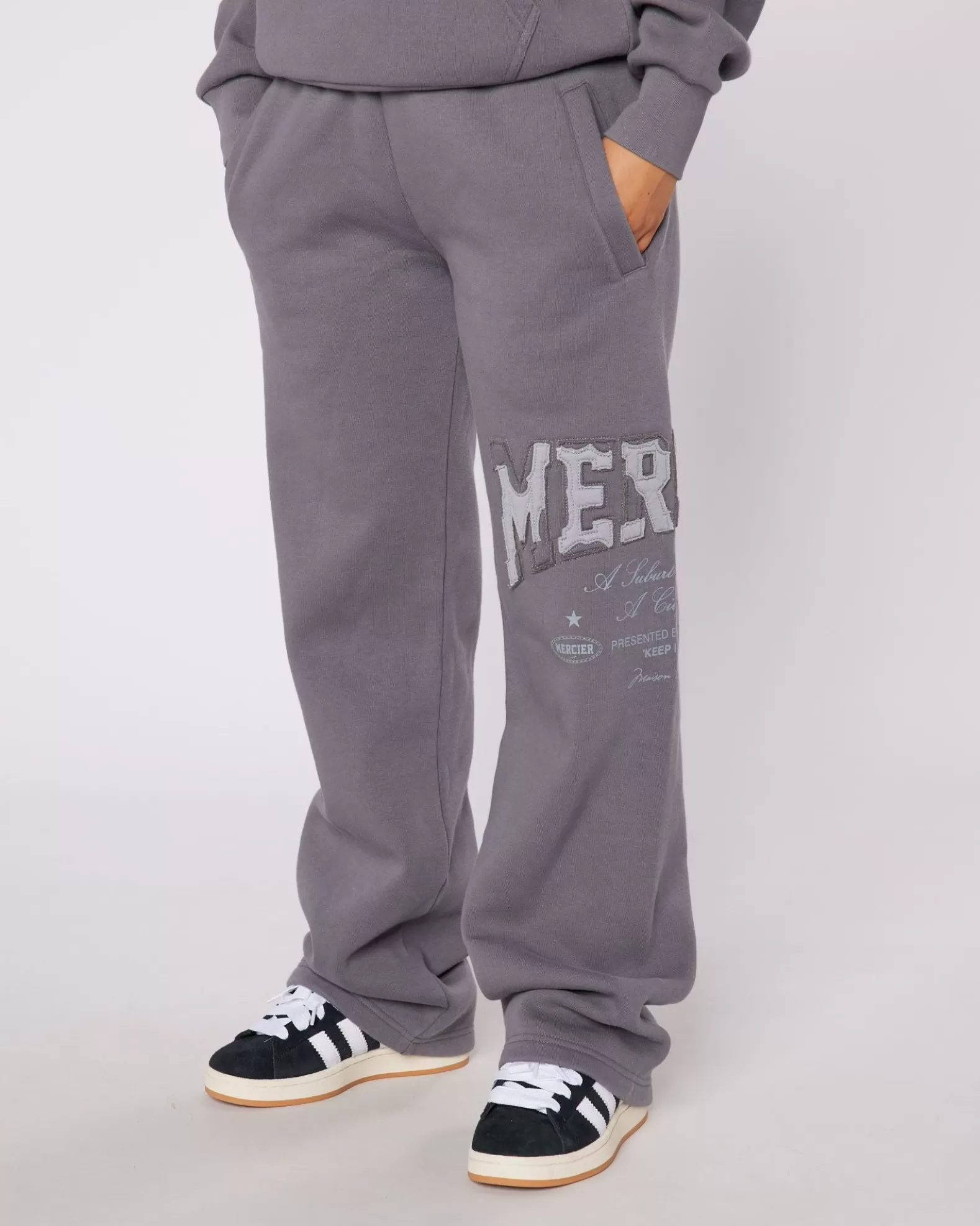 Best Sale Mercier Womens Charcoal Grey City Dreams Joggers