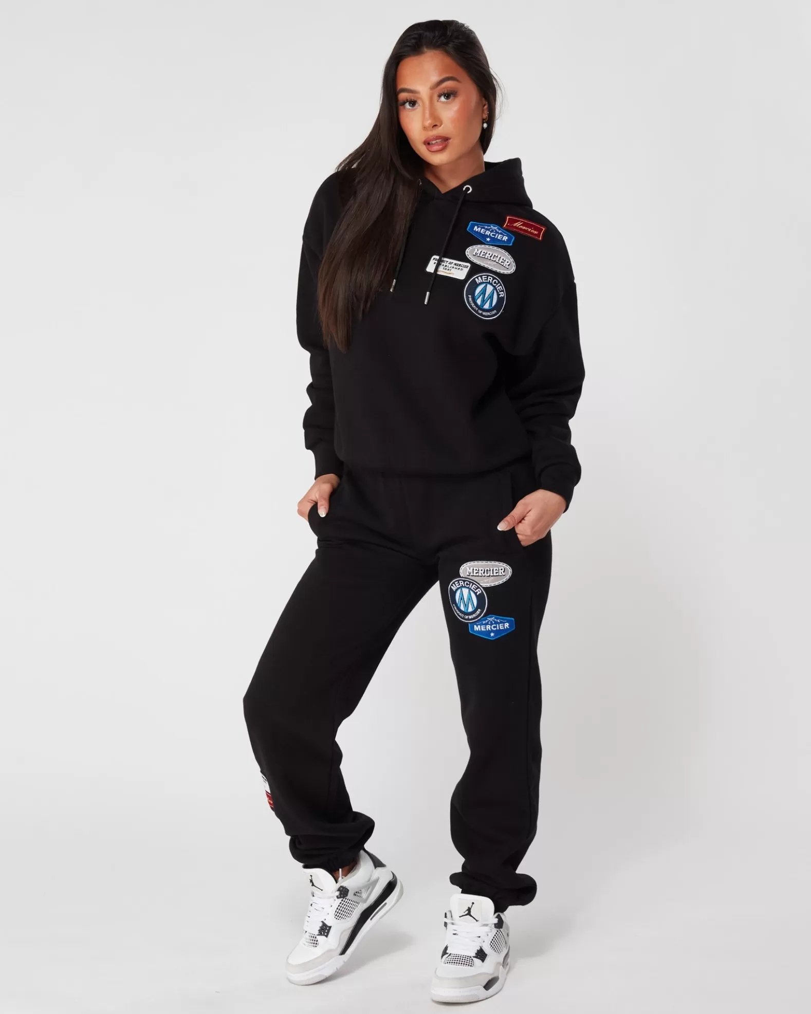 Best Mercier Womens OG Badge Hoodie Black